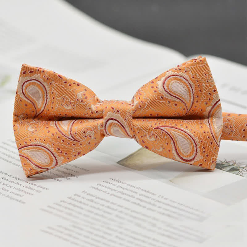 Nœud papillon élégant pour homme à motif cachemire vintage