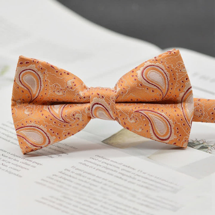 Nœud papillon élégant pour homme à motif cachemire vintage