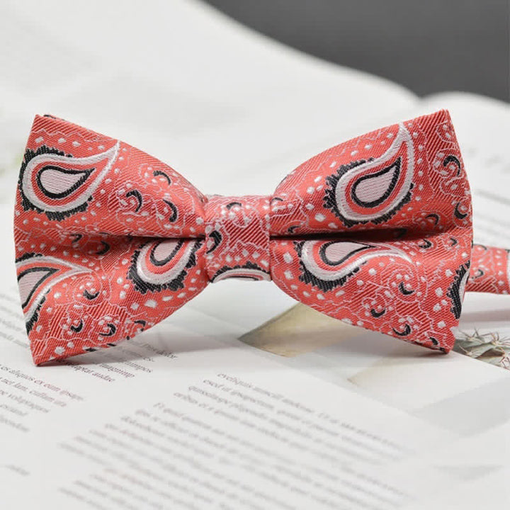 Nœud papillon élégant pour homme à motif cachemire vintage