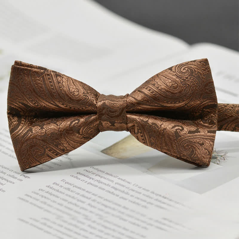 Nœud papillon élégant pour homme à motif cachemire vintage