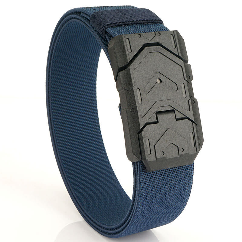 Ceinture en nylon extensible à boucle magnétique à dégagement rapide pour homme