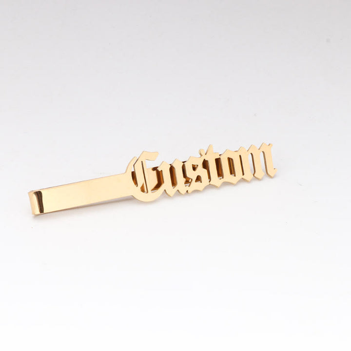 Pince à cravate de mariage personnalisée avec votre nom pour costume - image 8