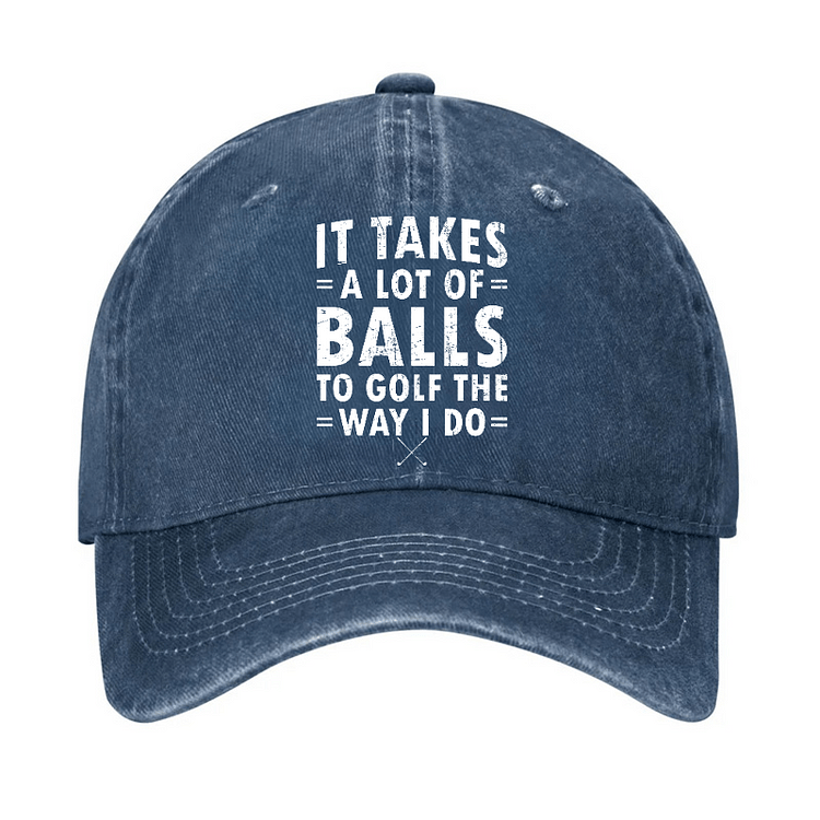 Casquette de baseball ajustable « Il faut beaucoup de balles »
