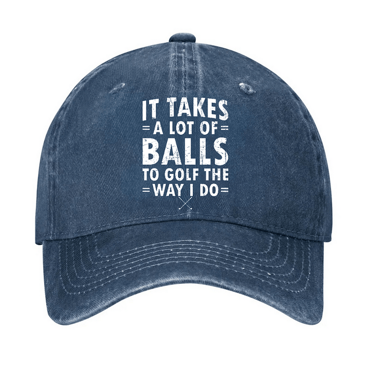 Casquette de baseball ajustable « Il faut beaucoup de balles »