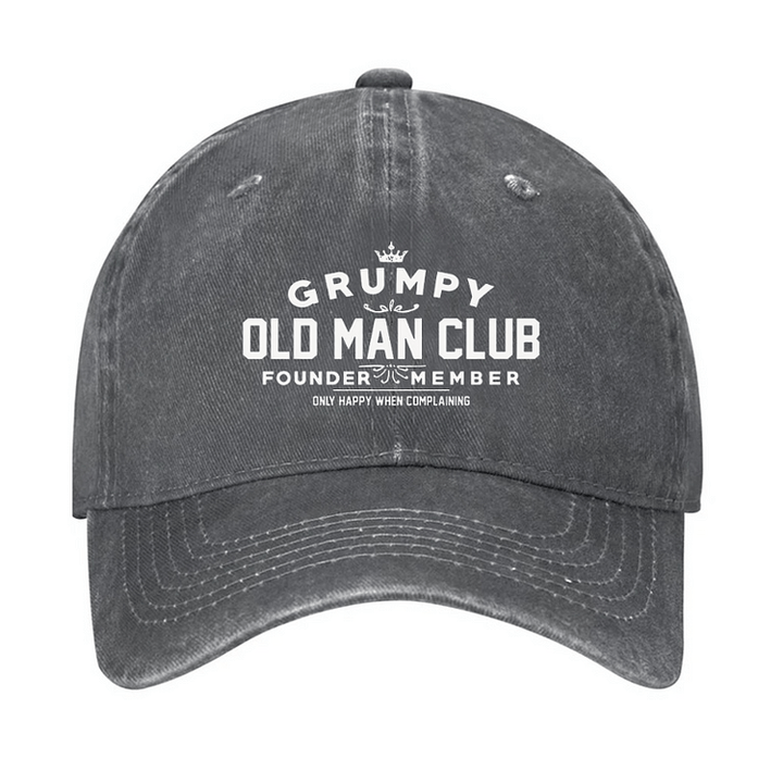 Casquette de baseball ajustable Grumpy Old Man Club