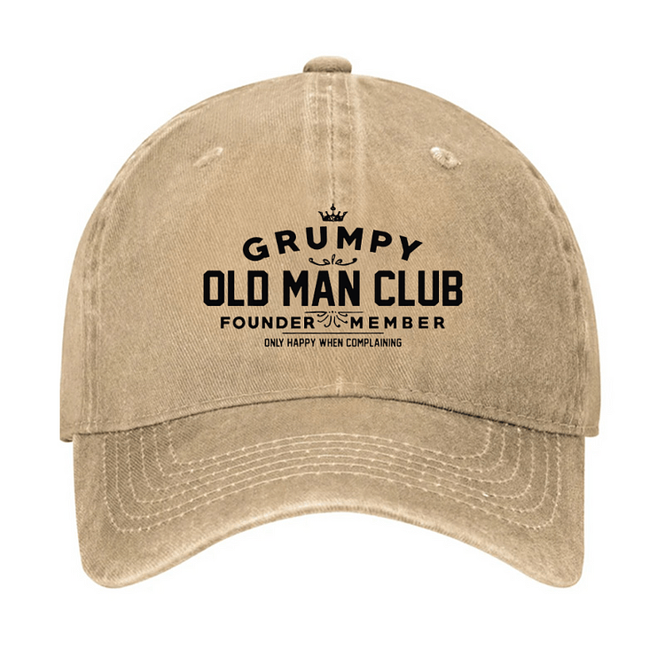 Casquette de baseball ajustable Grumpy Old Man Club