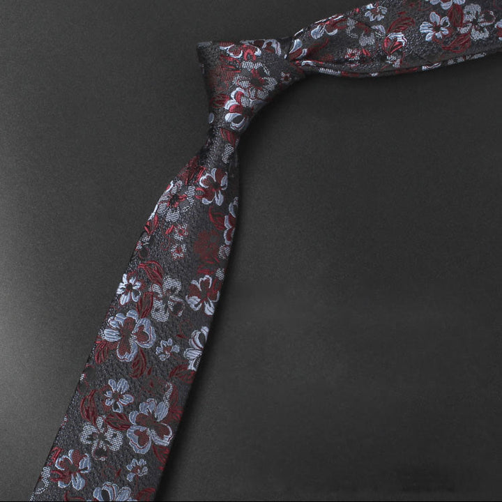 Cravate pour homme à motif de fleurs tendres