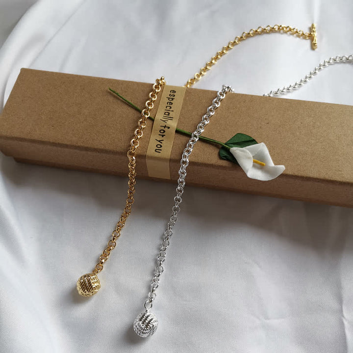 Broche de col à noeud marin pour homme avec chaîne suspendue