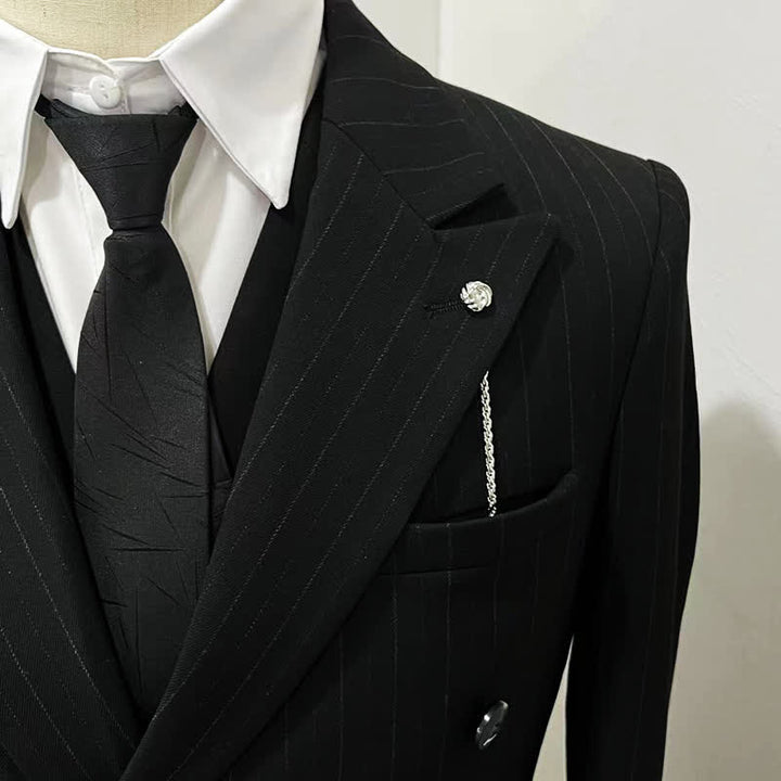 Broche de costume à chaîne pour fumer et chemise pour homme avec chaîne suspendue