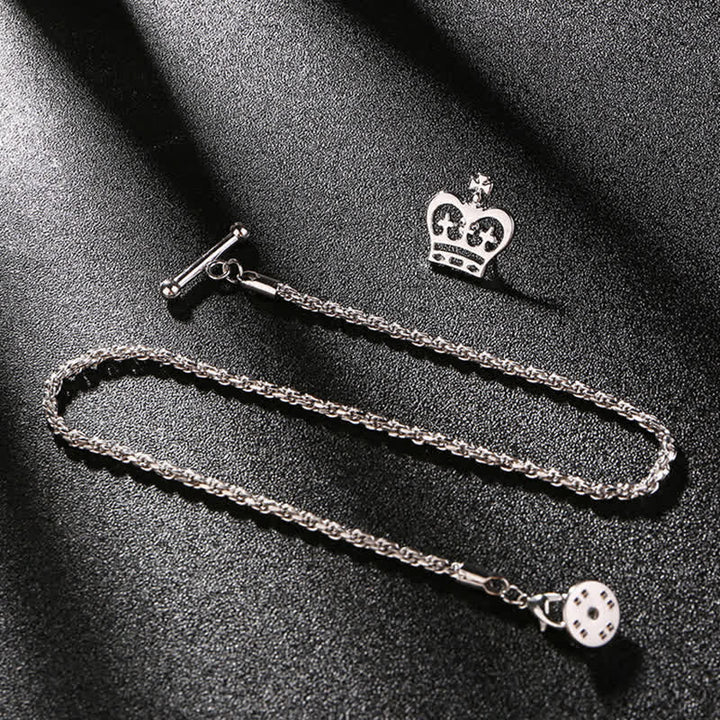 Broche de costume à chaîne pour fumer et chemise pour homme avec chaîne suspendue