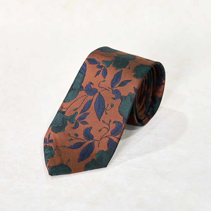 Pochette de costume élégante pour homme, motif floral imprimé