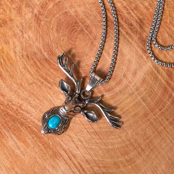 Ensemble de boucles de ceinture à couteau caché avec drapeau de cerf et anneau de chèvre fantôme