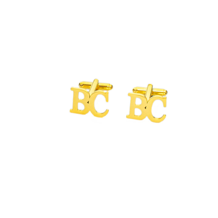 1 paire de couvre-boutons de costume personnalisés avec lettres