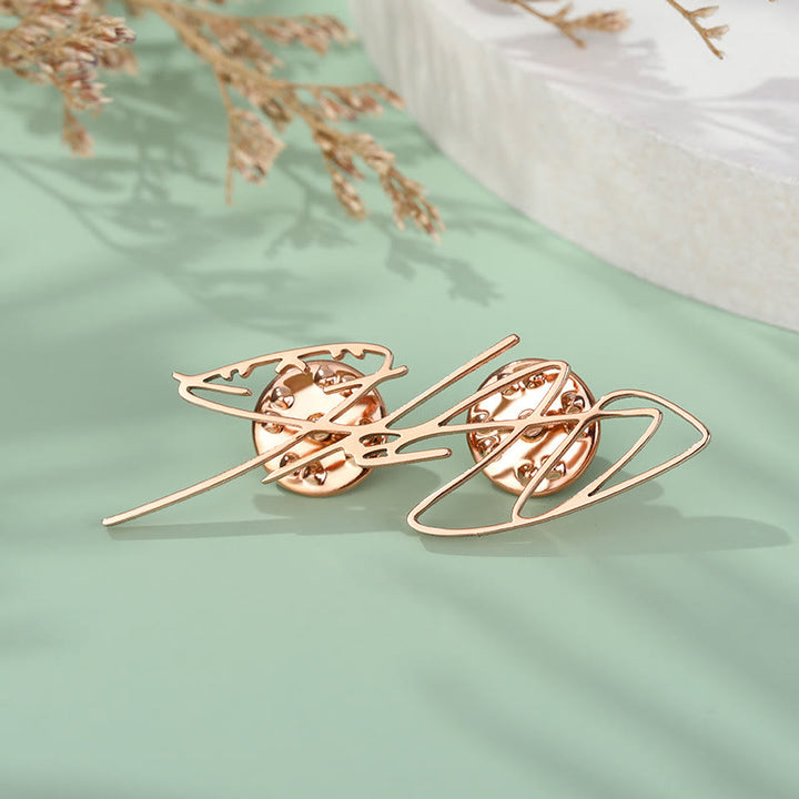 Broche personnalisée avec votre nom, accessoires de costume en acier inoxydable