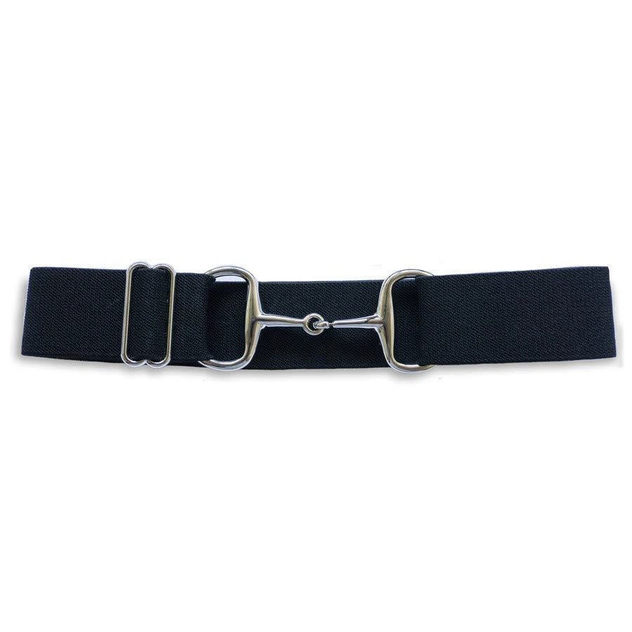 Ceinture élastique équestre avec mors et boucle en fer à cheval