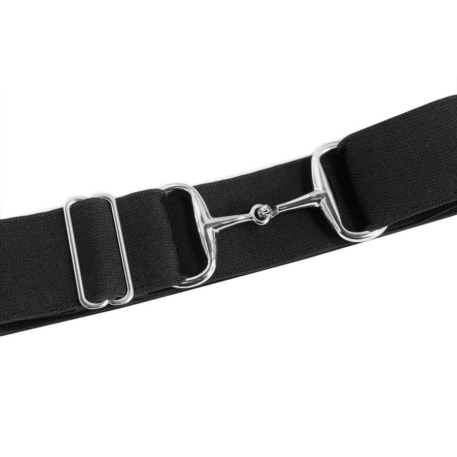Ceinture élastique équestre avec mors et boucle en fer à cheval