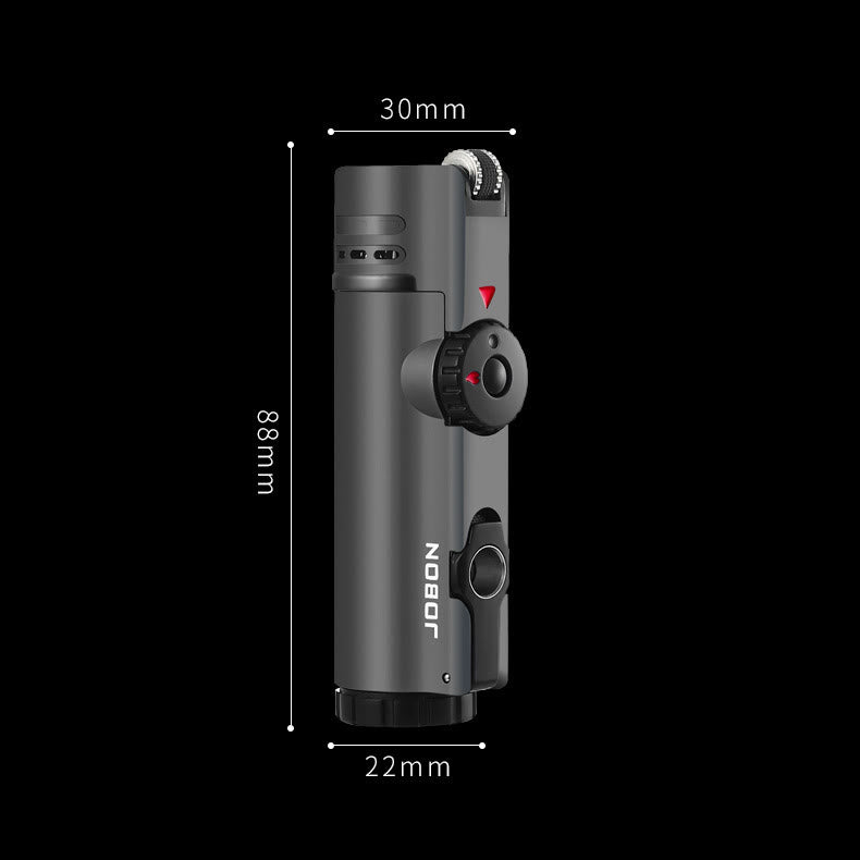 Briquet à quatre flammes avec perforateur à cigares Briquet à quatre brûleurs