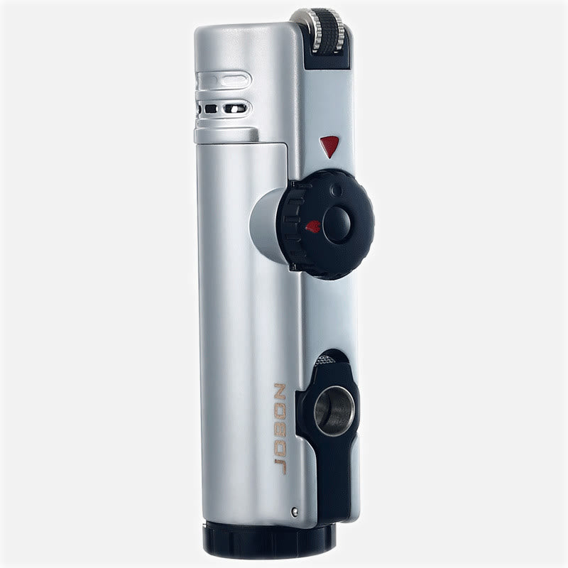 Briquet à quatre flammes avec perforateur à cigares Briquet à quatre brûleurs