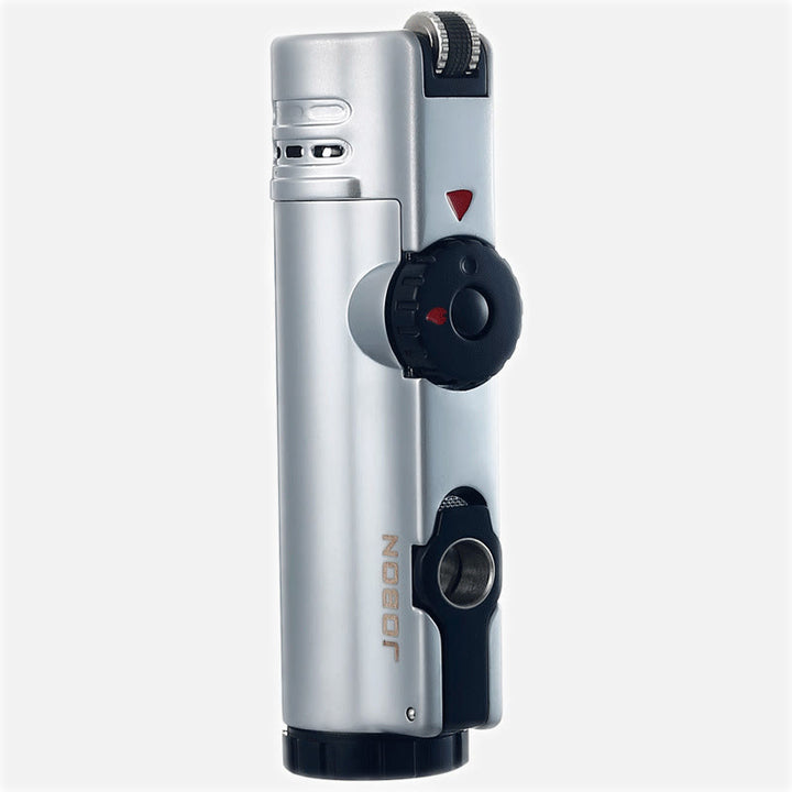 Briquet à quatre flammes avec perforateur à cigares Briquet à quatre brûleurs