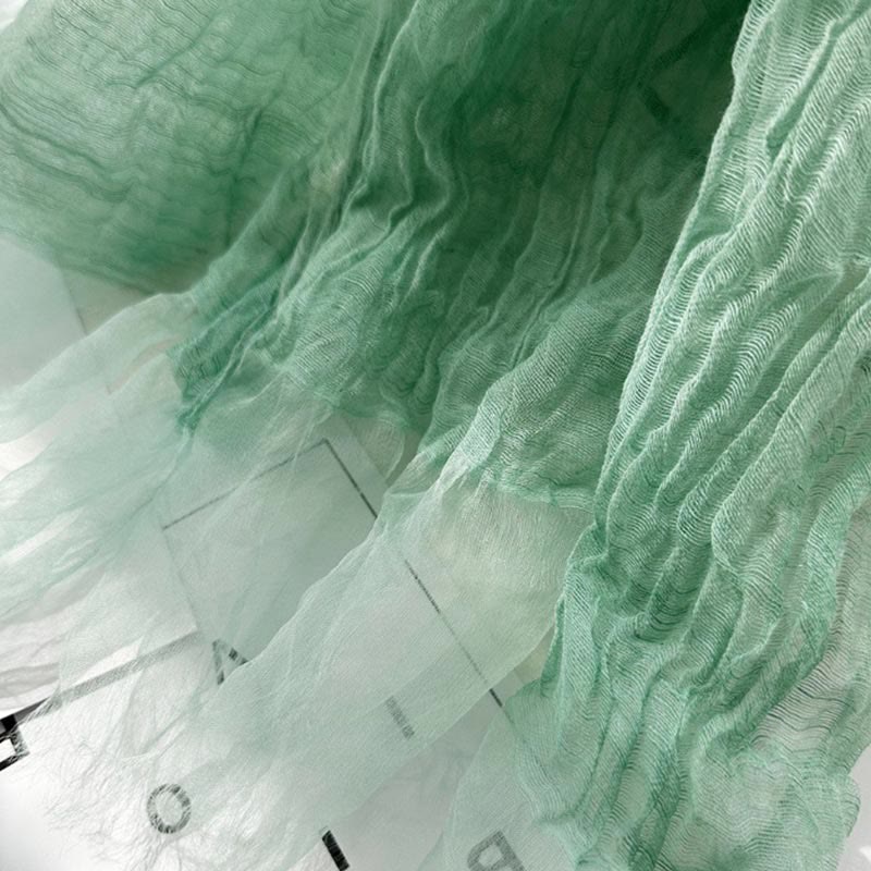 Écharpe fine et légère pour femme, couleur unie, avec protection solaire
