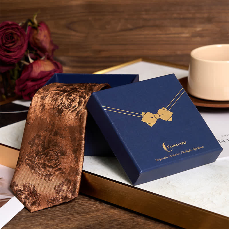 Pochette de costume classique pour homme avec motif pivoine du Pérou