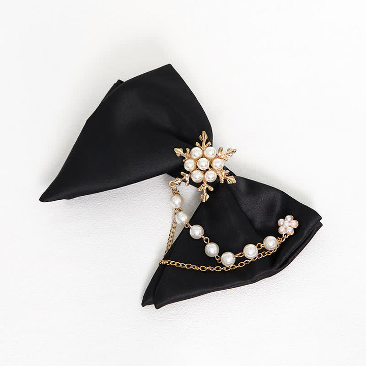 Nœud papillon surdimensionné noir et blanc pour homme - image 6