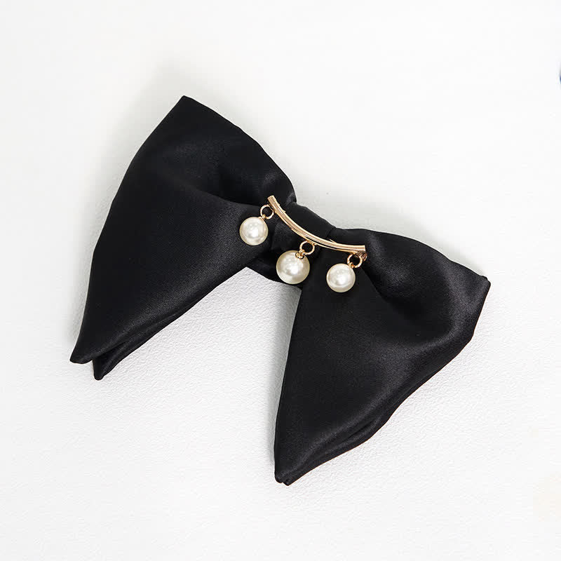 Nœud papillon surdimensionné noir et blanc pour homme