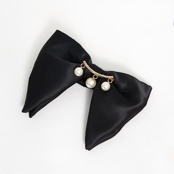 Nœud papillon surdimensionné noir et blanc pour homme