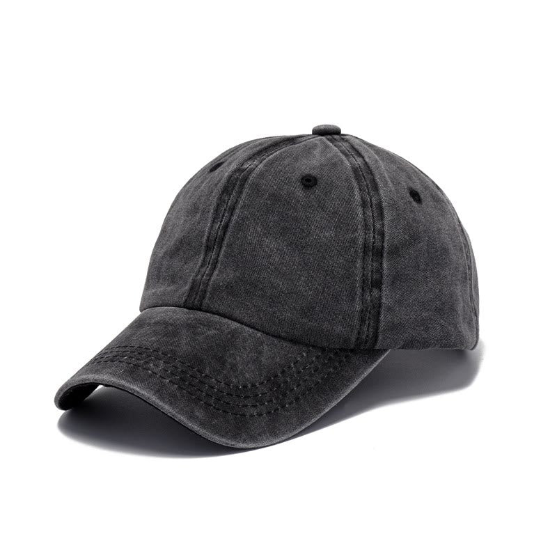 Casquette de baseball réglable avec impression de texte personnalisée