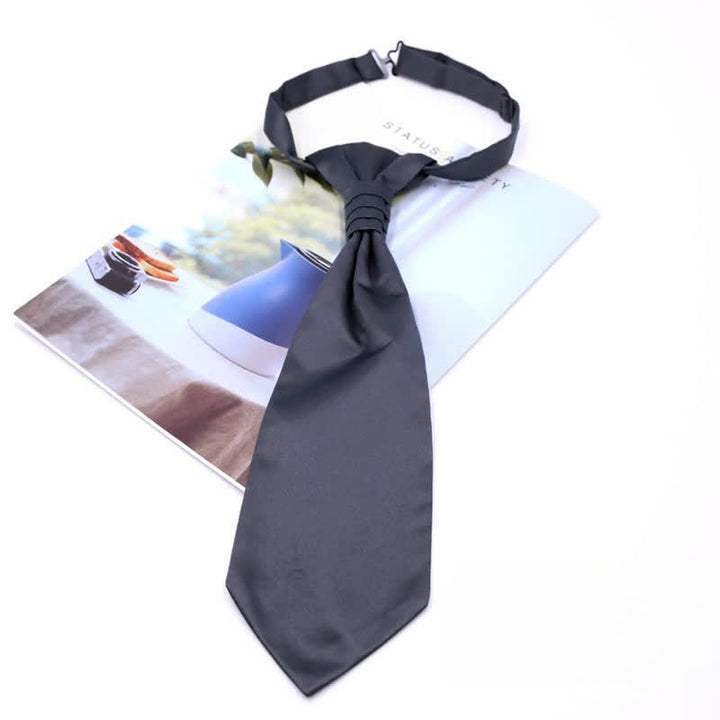 Cravate Ascot pré-nouée pour homme, motif cachemire de luxe