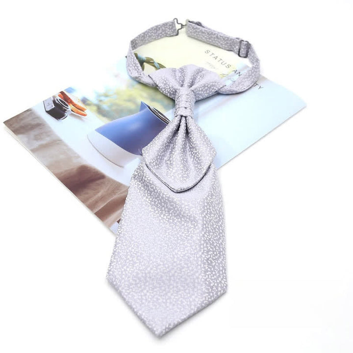 Cravate Ascot pré-nouée pour homme, motif cachemire de luxe
