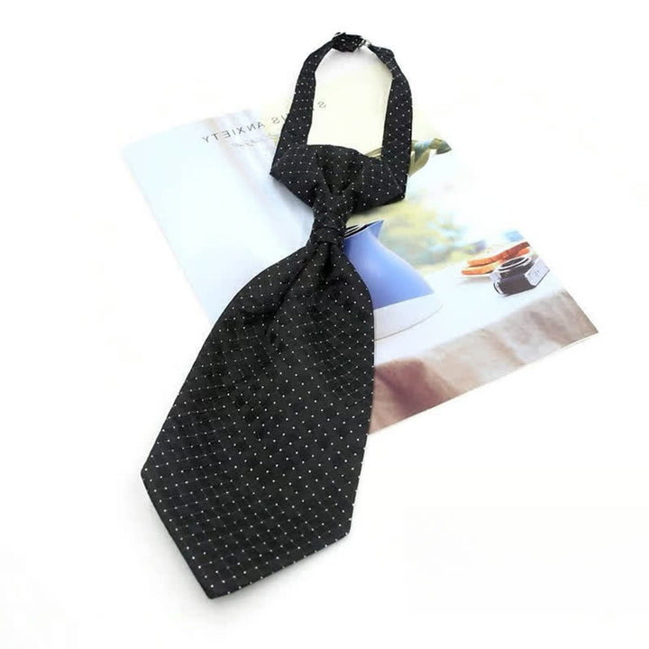 Cravate Ascot pré-nouée pour homme, motif cachemire de luxe