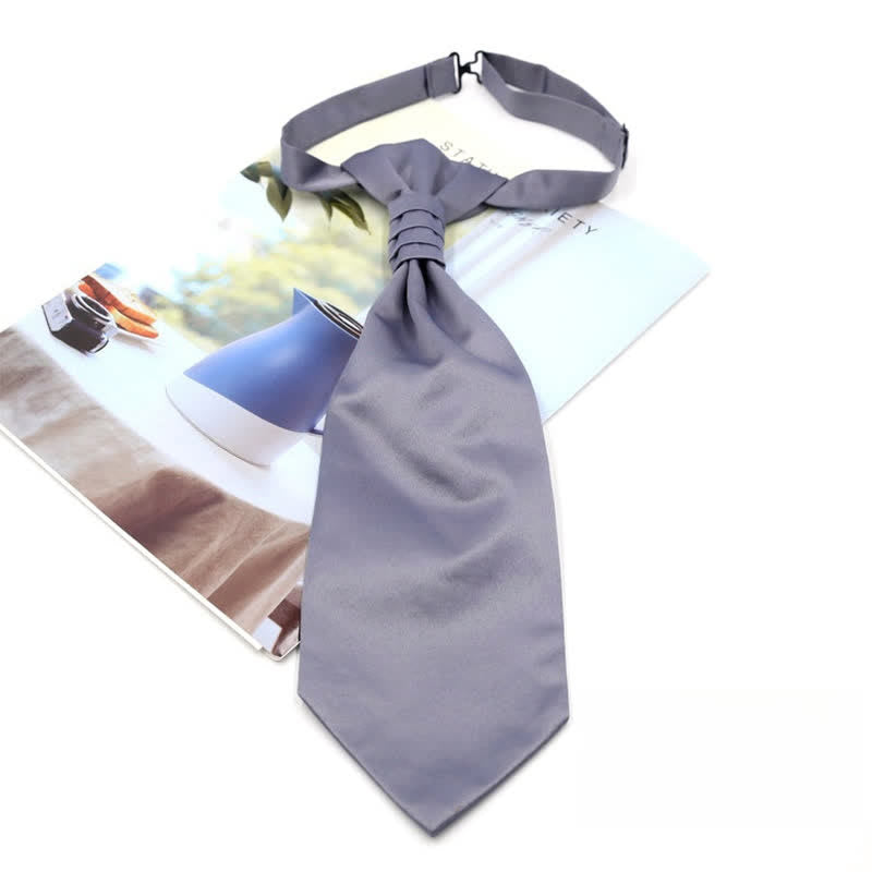 Cravate Ascot pré-nouée pour homme, motif cachemire de luxe