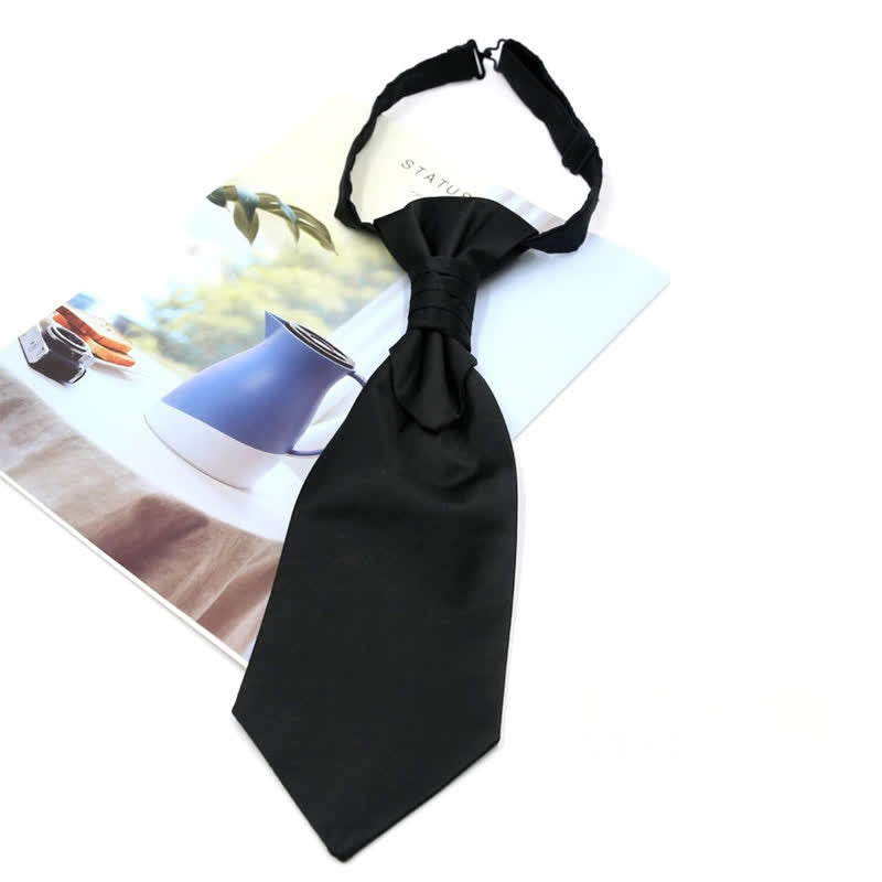 Cravate Ascot pré-nouée pour homme, motif cachemire de luxe