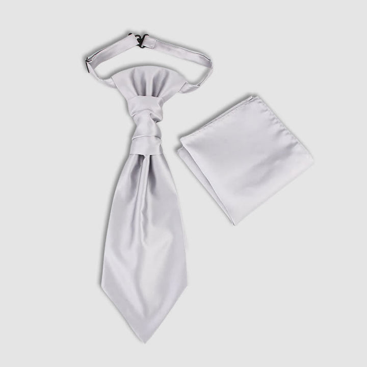 Lot de 2 mouchoirs de poche pré-noués à motif cachemire froissé pour homme