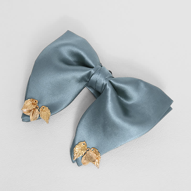 Pochette de costume surdimensionnée à double épaisseur et motif feuilles pour homme