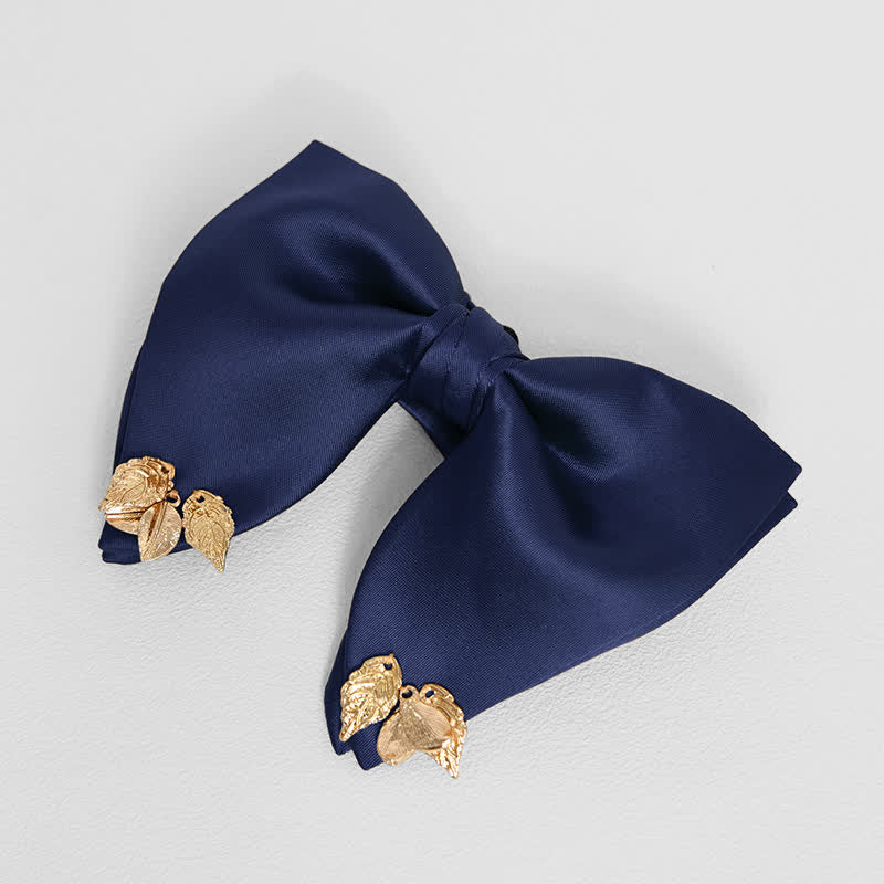 Pochette de costume surdimensionnée à double épaisseur et motif feuilles pour homme