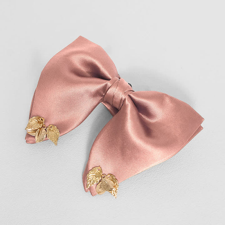 Pochette de costume surdimensionnée à double épaisseur et motif feuilles pour homme