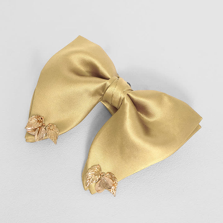 Pochette de costume surdimensionnée à double épaisseur et motif feuilles pour homme