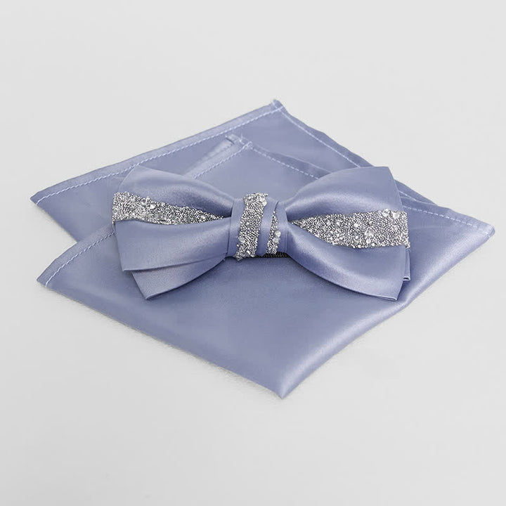 Pochette de costume à paillettes scintillantes pour homme