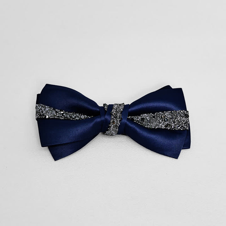 Pochette de costume à paillettes scintillantes pour homme
