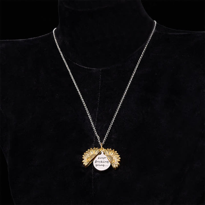 Ensemble de bracelets et colliers à faire soi-même avec couteau caché sur le thème du tournesol