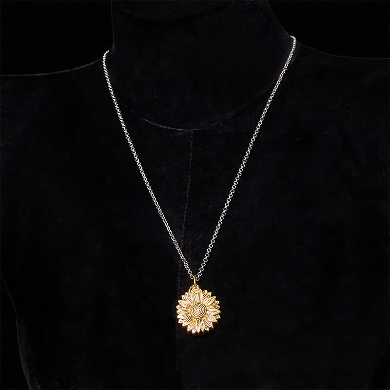 Ensemble de bracelets et colliers à faire soi-même avec couteau caché sur le thème du tournesol
