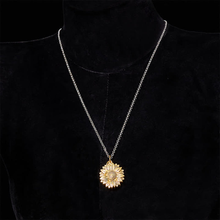 Ensemble de bracelets et colliers à faire soi-même avec couteau caché sur le thème du tournesol