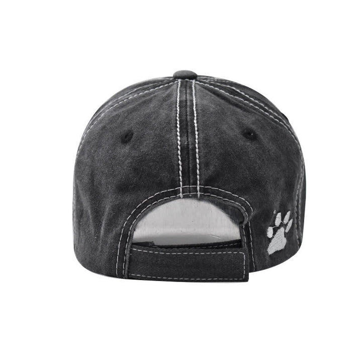Casquette de baseball délavée brodée Dog Vibes Only