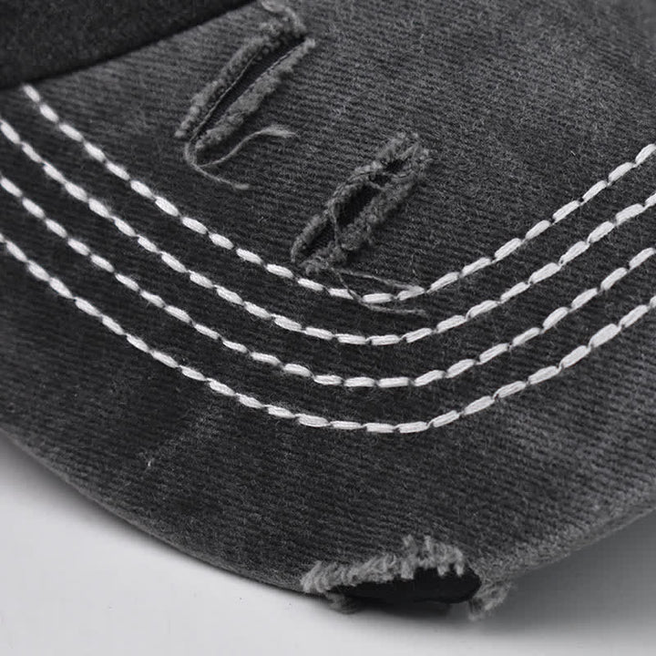 Casquette de baseball délavée brodée Dog Vibes Only