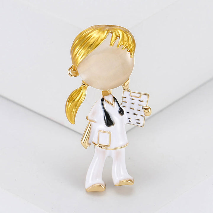 Broche en émail « Cut Nurse Medical Series »