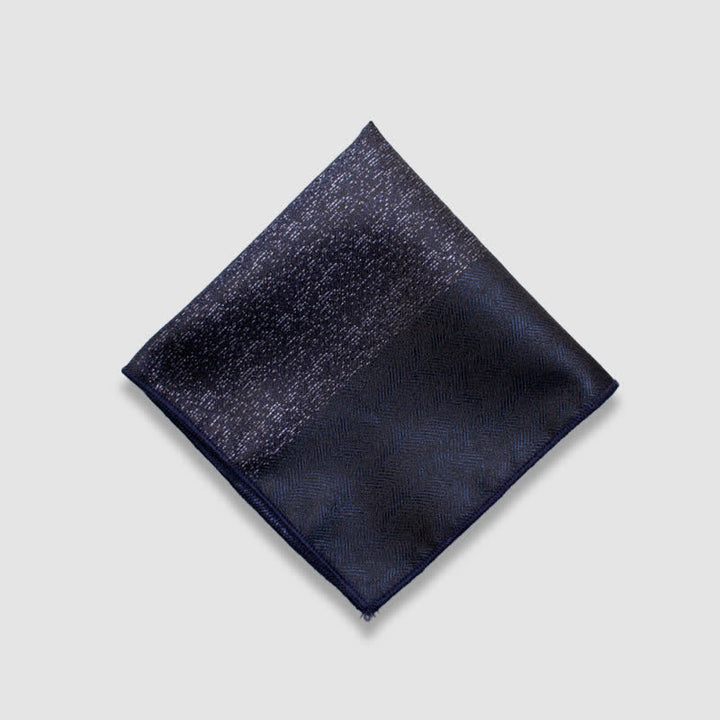Pochette de costume à rayures épaisses et couleurs contrastées pour homme