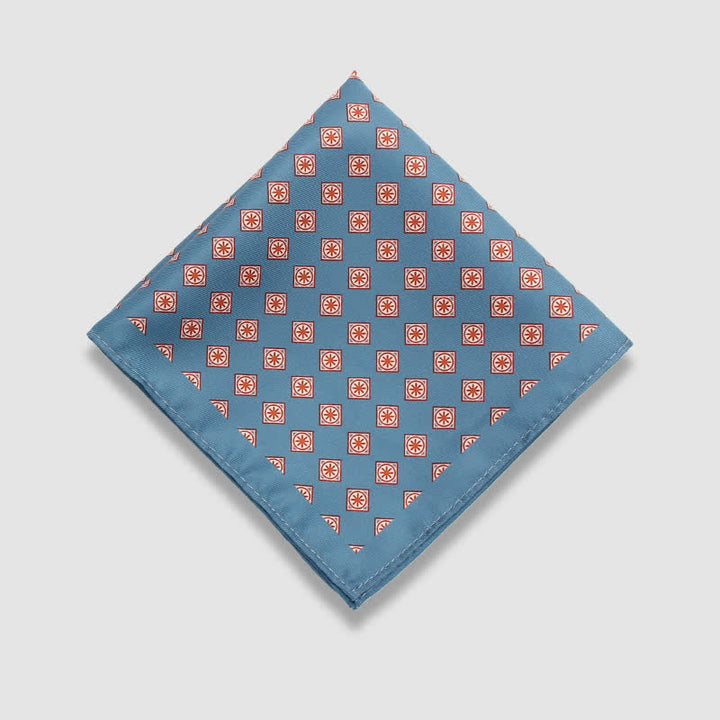 Pochette de costume vintage à pois et motif cachemire pour homme