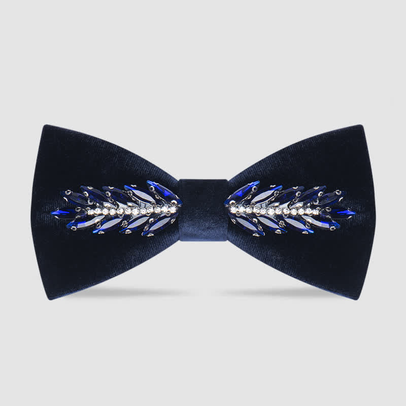 Nœud papillon en velours cristal pour homme